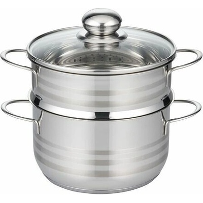 ELO Brillant Naparovací hrniec 18 cm, 1,6/2,4 l, nerezový BASIC 22718