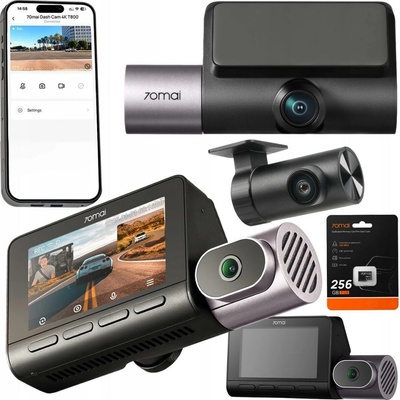 70mai Dash Cam 4K T800 + zadní RC24