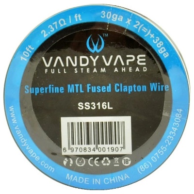 Vandy Vape Superfine MTL Fused Clapton SS316L