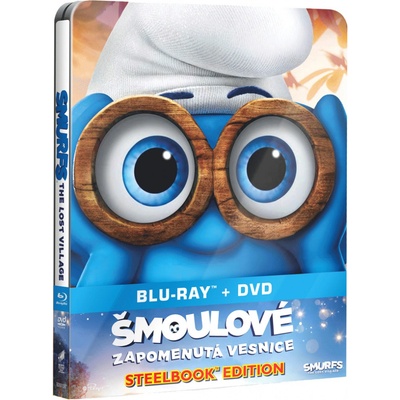 Šmoulové: Zapomenutá vesnice DVD + BD Steelbook