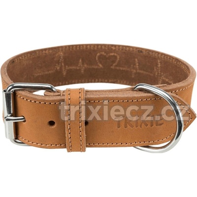 TRIXIE Rustic kožený obojek Heartbeat