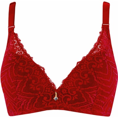 Nila podprsenka krajka push-up 5521 vínová