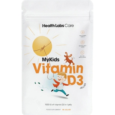 Health Labs Care My Kids Vitamin D3 60 želé bonbonů
