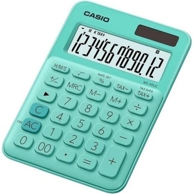 Casio MS 20 UC, 12 míst, zelená