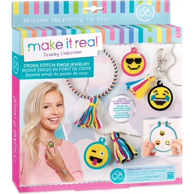 Make it Real Náramky a náhrdelník smajlíci