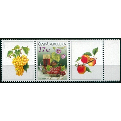 Česká pošta (2008) č. 545 ** S3 (K1+2) - Česká republika - Zátiší s vínem