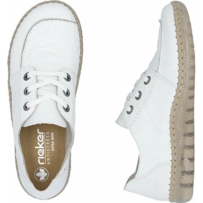 Rieker Dámské polobotky N2402-80 bílá weiss