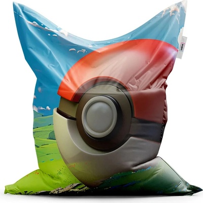 Sablio sedací vak Pokemon ball Krajina 150x100 cm