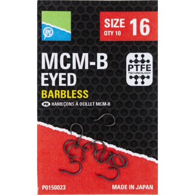 Preston Innovations MCM-B Eyed Hooks vel.12 10 ks