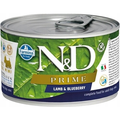 N&D Prime Jahňacie s čučoriedkami 140 g