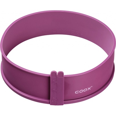Coox Silikonová forma s porcelánovým dnem 26 cm fialová
