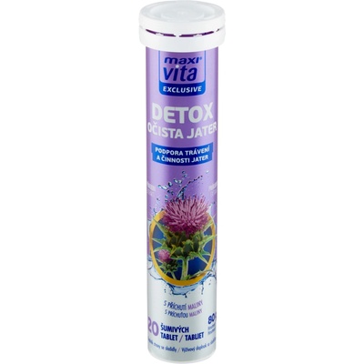 MaxiVita Exclusive Detox očista jater 20 tablet