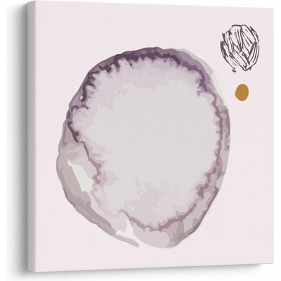 Obraz - Fialový minimalizmus N⁰4, jednodielne 50x50 cm