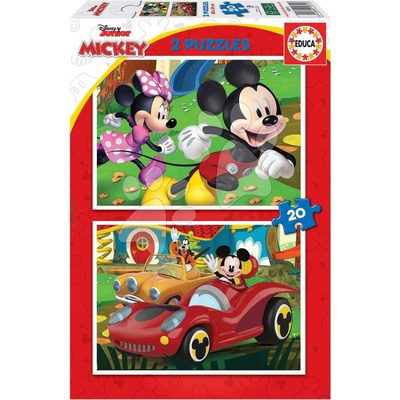 Educa Mickey Mouse Fun House Disney 2 x 20 dílků