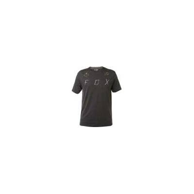 Fox Melted Steal SS Tech Tee Heather Black