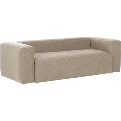 Kave Home Béžová pohovka Blok 210 cm