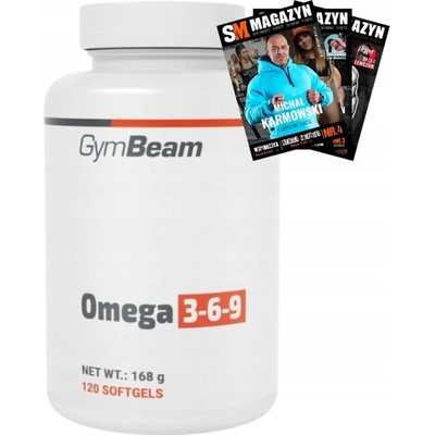 GymBeam Omega 3-6-9 120 kapslí