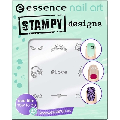 Essence Nail Art šablony na razítko 01