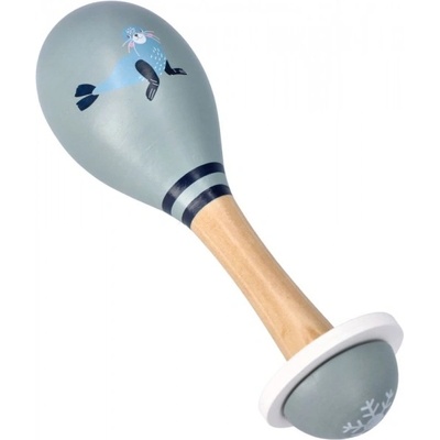 Adam Toys hrkálka rumba guľa Tuleň sivé