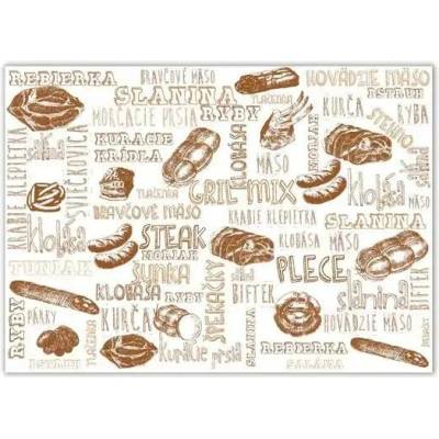 Nepremastiteľný baliaci papier KL40, KIT7, 15 kg/bal., Mäso KRPA PA7100340271