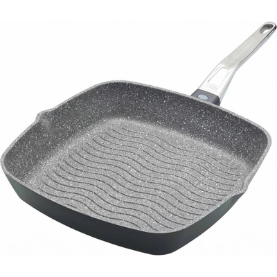 MasterClass Grilovacia panvica s indukčným nepriľnavým povrchom z granitu 28 cm