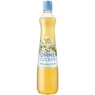 YO sirup z černého bezu bez cukru 700 ml