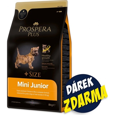 Prospera Plus Mini Junior kuře s rýží 8 kg