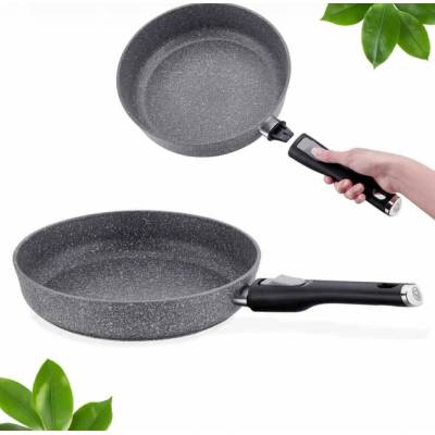 Panvica KORKMAZ Ornella s odnímateľnou rukoväťou – 28 cm, 3 l