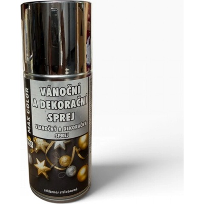 Max Color dekoračný sprej strieborný 150 ml