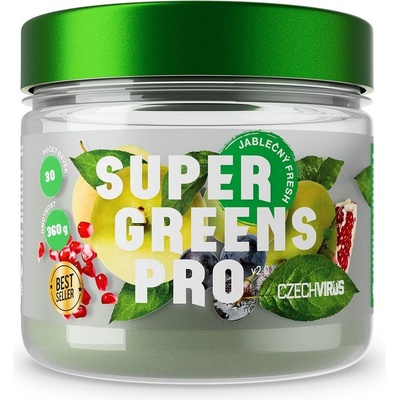 Czech Virus Super Greens Pro V2.0 jablečný fresh 360 g