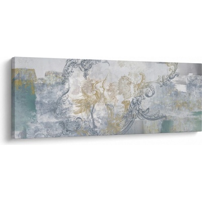 Obraz - Malba na stěně, jednodílný 145x58 cm