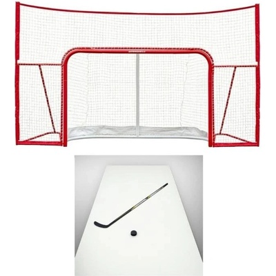 Winnwell 72 ProForm bránka s bočnou sieťou + WINNWELL Shooting Pad Extreme Roll Up 300x150x0,3 cm