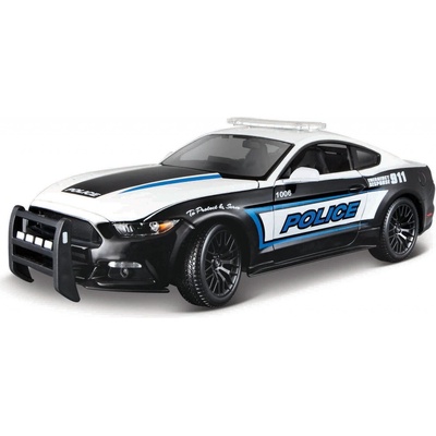 Maisto 2015 Ford Mustang GT černo-bílá 1:18