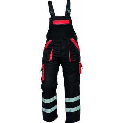 Cerva MAX WINTER REFLEX kalhoty s laclem černo/červené