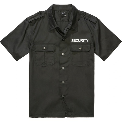 BRANDIT košeľa Security US Shirt Short Sleeve čierna