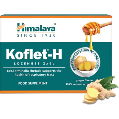 Himalaya Koflet-H zázvor 12 tabliet