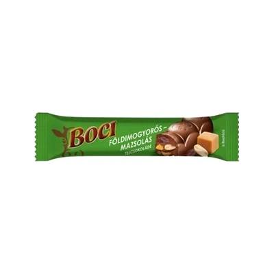 Boci mliečna čokoláda s arašidami hrozienkami a slaným karamelom 34 g