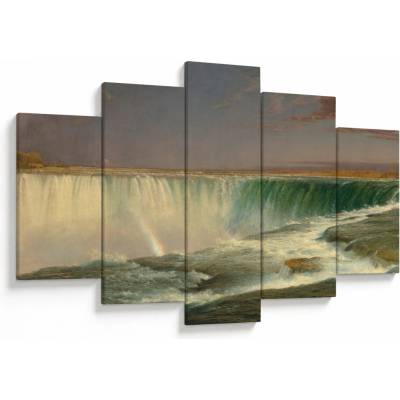 Obraz - Frederic Edwin Church, Niagara, reprodukcia, päťdielne 150x105 cm