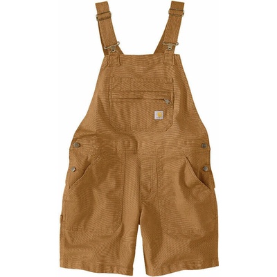 Carhartt Canvas female shortall brown