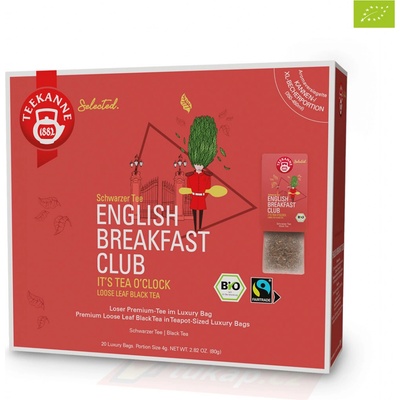 Teekanne BIO Selected. English Breakfast Club Luxury Bag 20 x 4 g