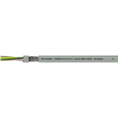 Helu 16029-1000 dátový kábel LiYCY 5 x 0.75 mm² sivá 1000 m