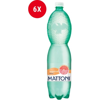 Mattoni Perlivá s příchutí grapefruitu 6 x 1,5 l