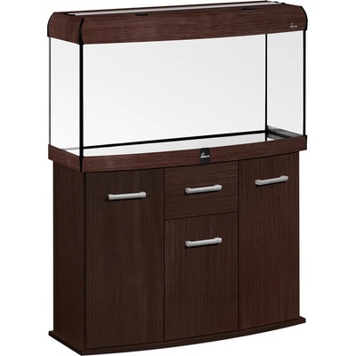 Diversa Solid LED akvarijní set vypouklý šedý 240 l
