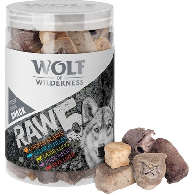 Wolf of Wilderness Snack RAW 5 Mix sušeno mrazem 3 x 150 g