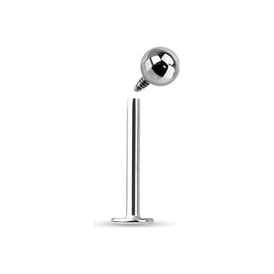 Šperky4U piercing do brady labreta titan TIT1019-12113
