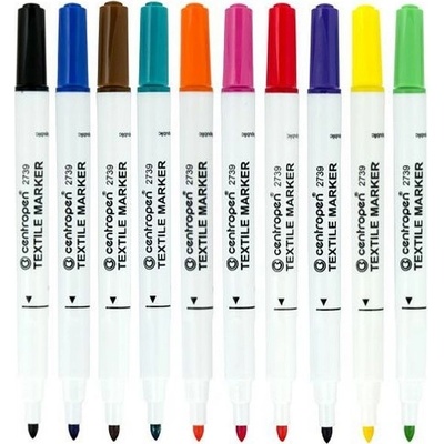 Centropen Textile Marker 2739 hnědý