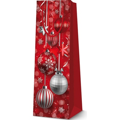 Vánoční dárková taška - Na víno/ láhev Varianta 5