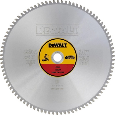 DeWALT DT1927 Pilový kotouč 355 x 25,4 mm na ocel 90 zubů – Hledejceny.cz