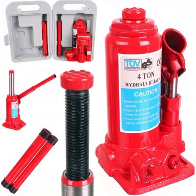 Zdvihák hydraulický 4T, výška zdvihu 192 - 387mm, KolorTech v kufríku