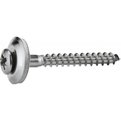 Klempířský nerezový vrut s nerezovou podložkou 40 x 4,5 mm – Hledejceny.cz